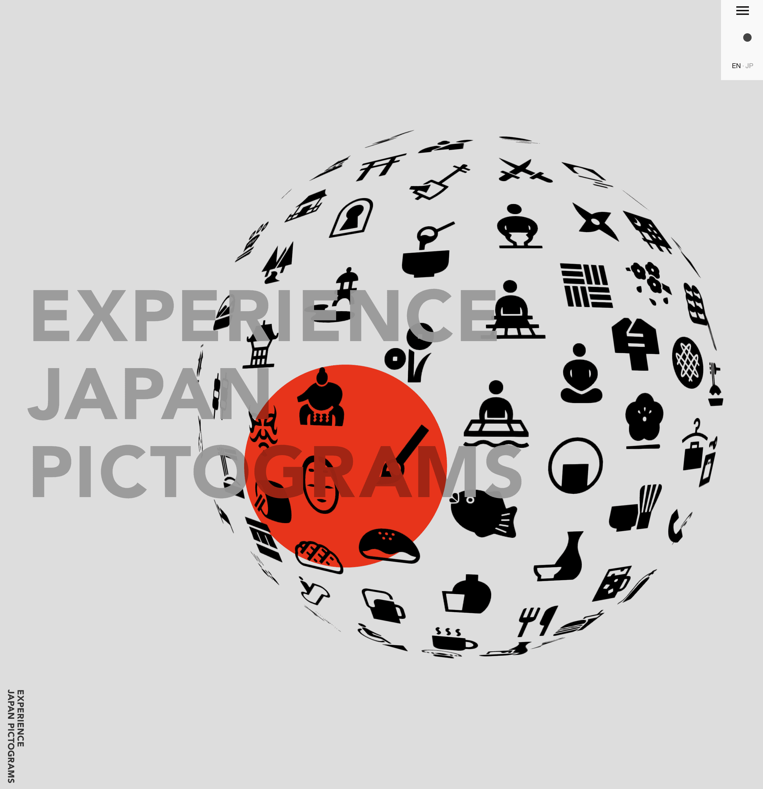 EXPERIENCE JAPAN PICTOGRAMS：日本観光の体験を支える、デザイン視座のピクトグラム群